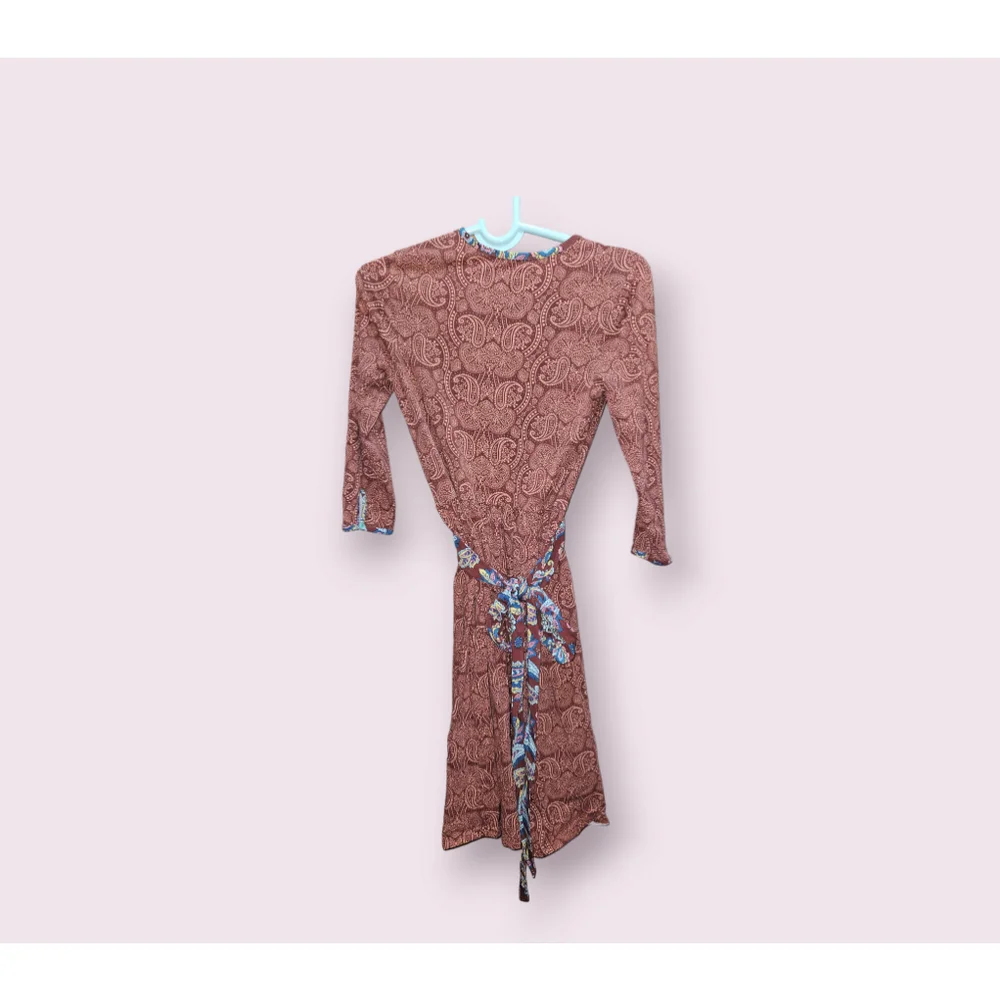 Women's XS Matilda Jane Ariana Paisley Tie Dress
